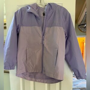 Eddie Bauer kids Waterproof lightweight Windbreaker Jacket - two tone lavender